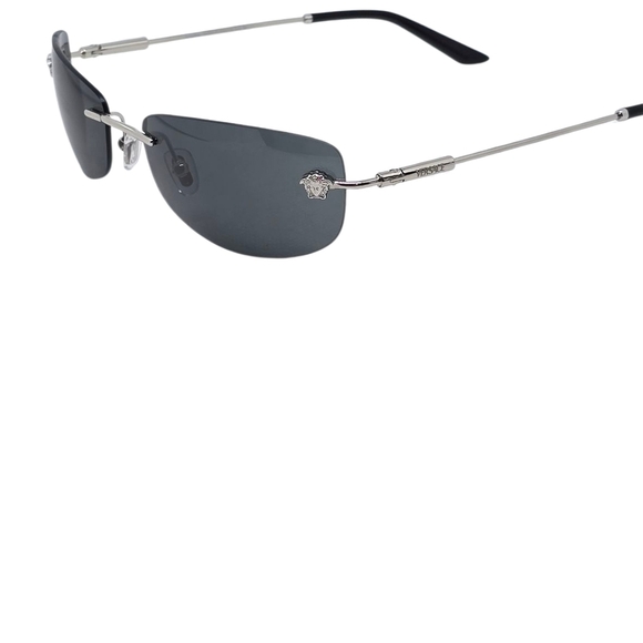 VERSACE Stylish Silver Sunglasses 100% AUTHENTIC  & NEW main image 5